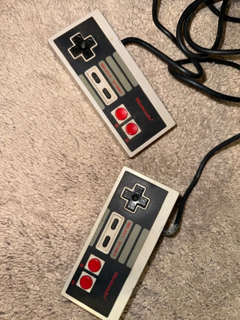 Nintendo Gray Retro Console Bundle with Gray Controllers and NES Advantage